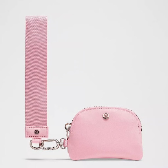 Lululemon: Pink Tide Fleece Dual Pouch Wristlet - Picture 6 of 7